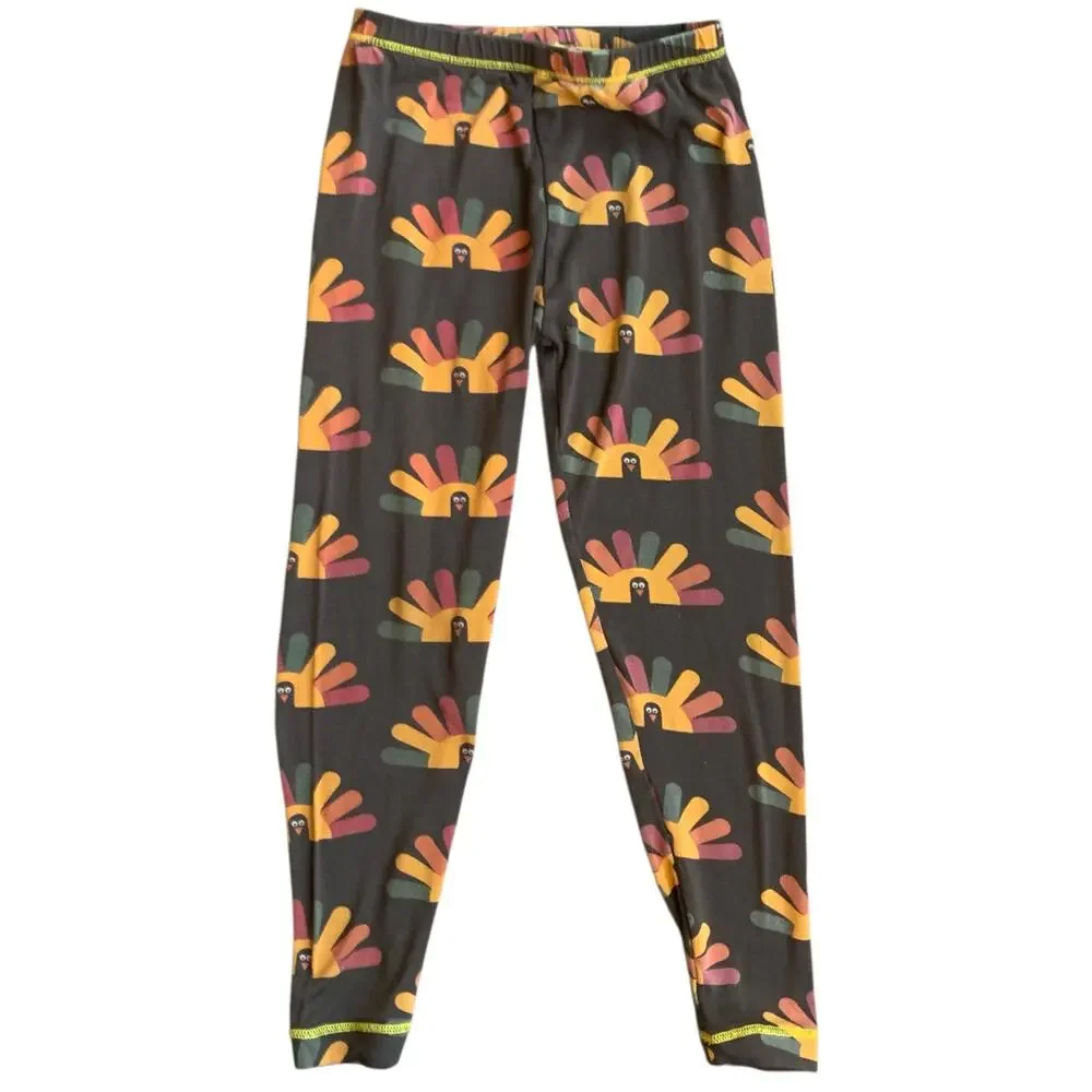 Kickee Pants Bamboo Bark Turkey Pajama Set
